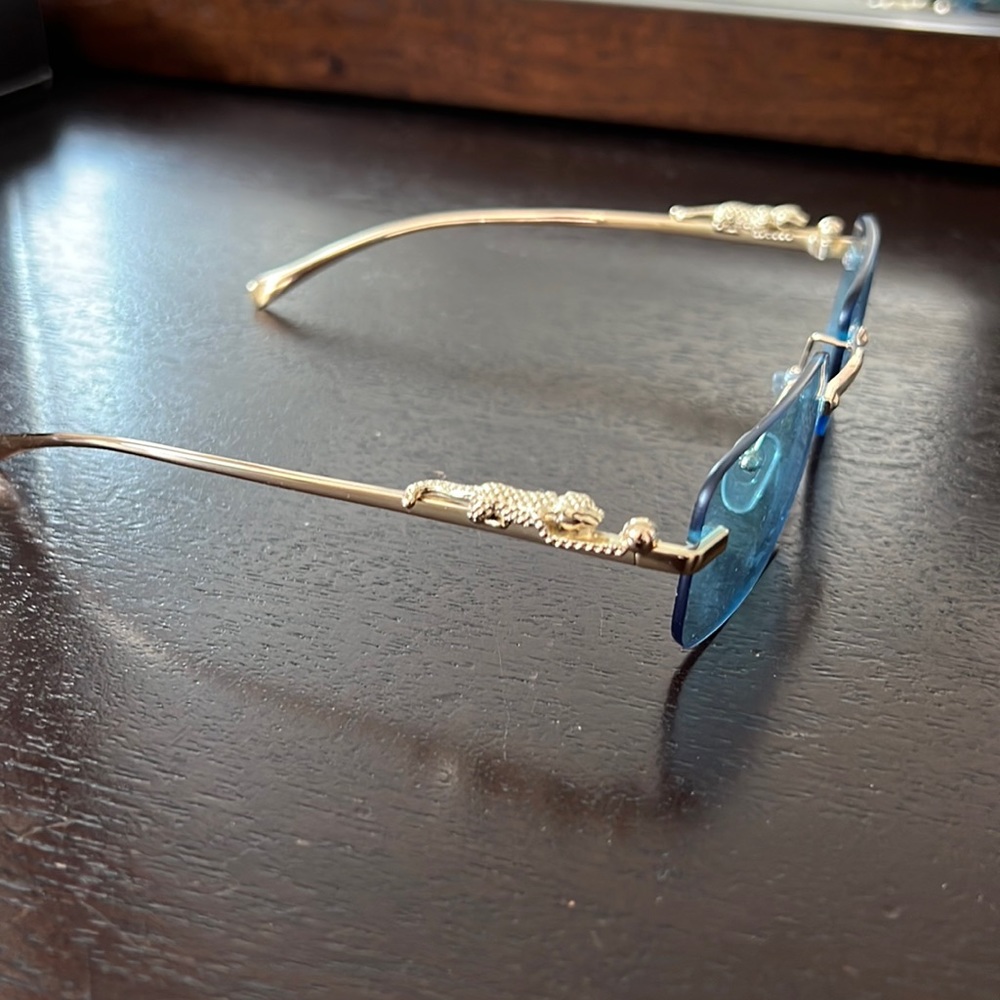 Leopard early 2000s glasses